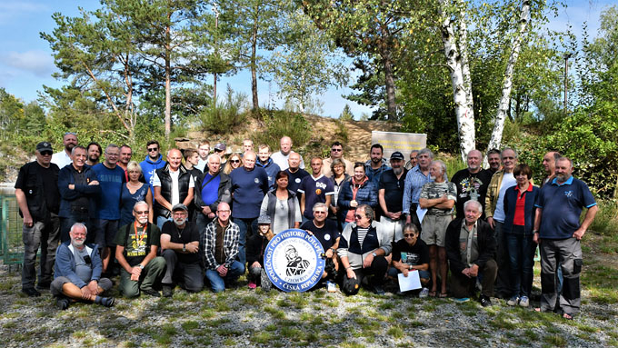 Účastníci Retro diving 2019 Bořená hora  © 2019 HDS CZ Zdeněk Otradovský