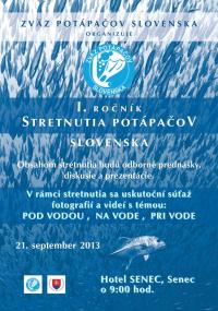 Stretnutie potápačov Slovenska – 1. ročník