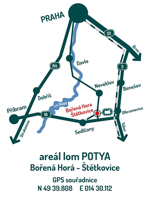 Mapa místa Retropotápění HDS CZ 2018