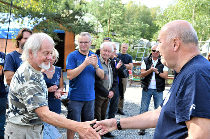 Pavel Gross a Oldřich Lukš Retro diving – Memoriál Jirky Trpíka 13. – 15. 9. 2019<br />(pátý ročník)  © 2019 HDS CZ Zdeněk Otradovský