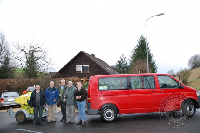 účastníci celé akce – zleva Jiří Trpík (HDS CZ), Jaroslav Kohout, Ing. Ivo Štěpánek (TM Brno), Ing. Oldřich Lukš (HDS CZ), Ing. Pavel Gross © 2011 HDS CZ