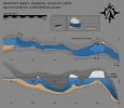 Mapa – pamäťový náčrt koncového sifónu v jaskyni Bobačka 17.04.2016. © 2016 Michal Ševeček, Speleo Bratislava, OSJM
